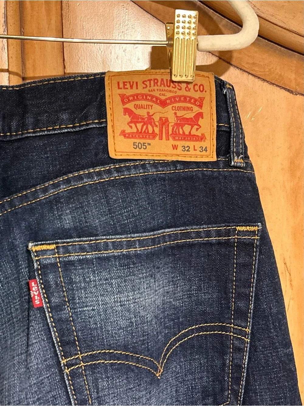Levi's Men's Slim Straight Jeans in Dark Blue Wash